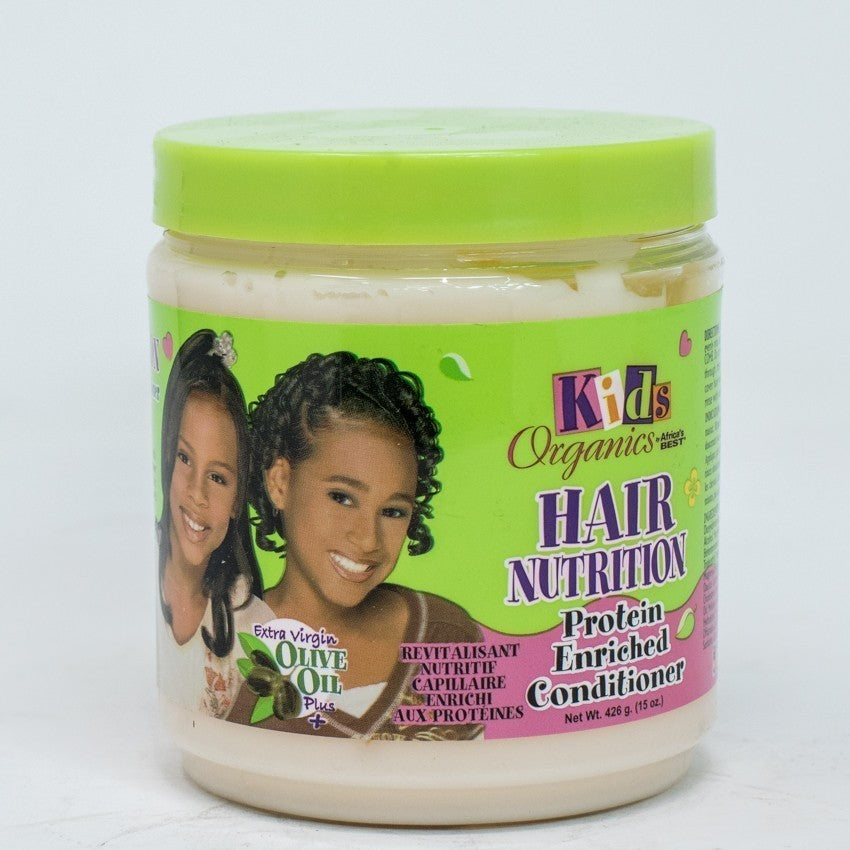 Afrika's beste biologische kinderhaarverzorging met proteïneverrijkte conditioner, 425 ml