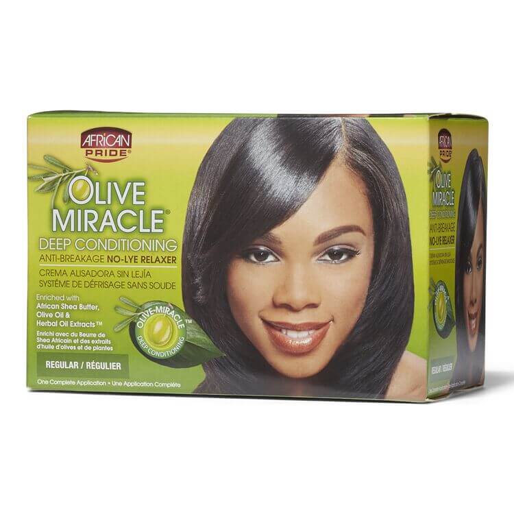 African Pride Miracle Diep Conditionerende No-Lye Relaxer Systeem Regelmatig