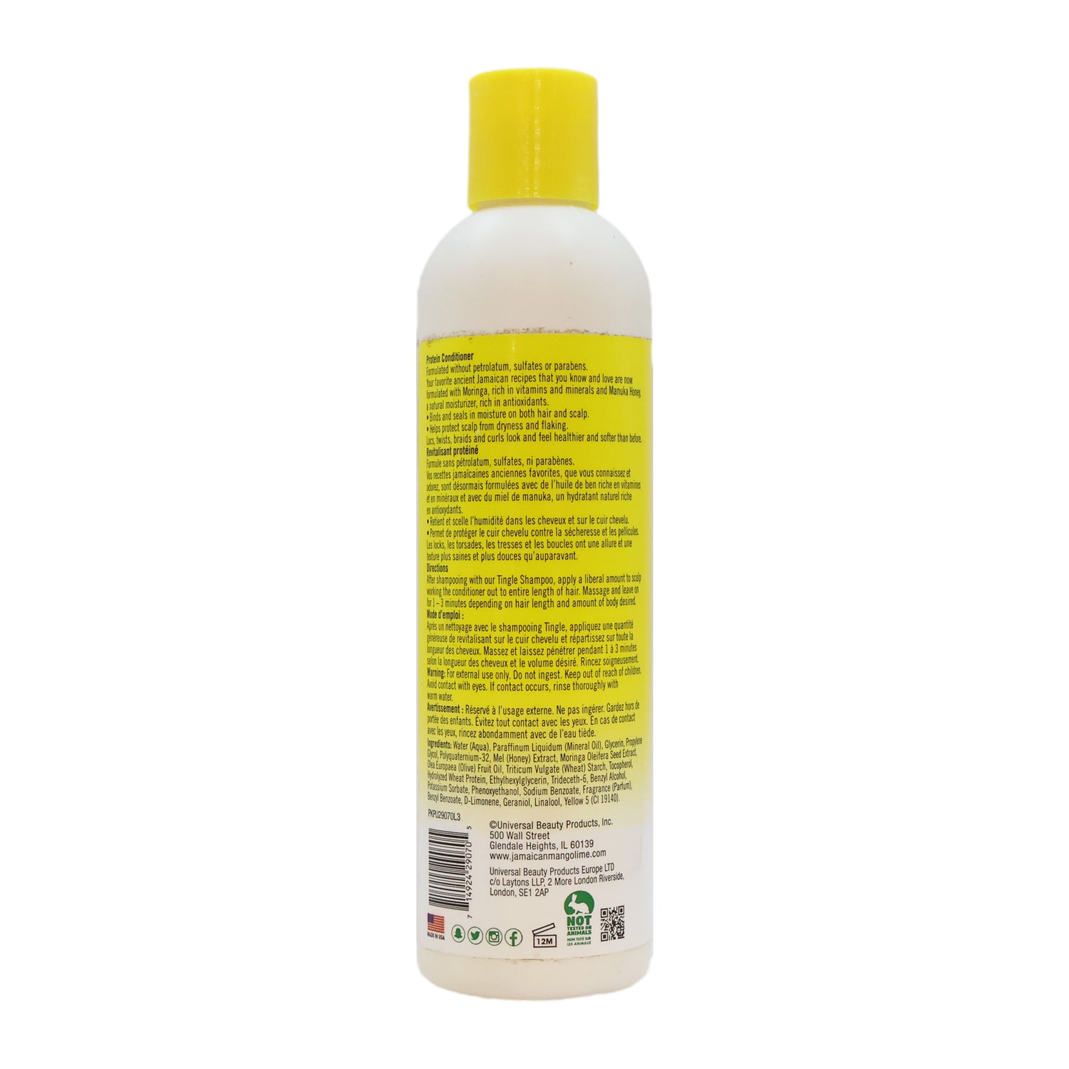 Après-shampoing protéiné à la mangue et au citron vert de la Jamaïque 227 g