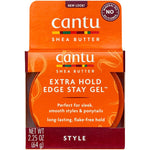 Cantu Shea Butter Edge Gel 64ml for sleek, long-lasting edge control and smooth styling.