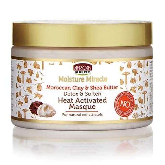African Pride Marokkaans klei- en sheabotermasker 12oz 