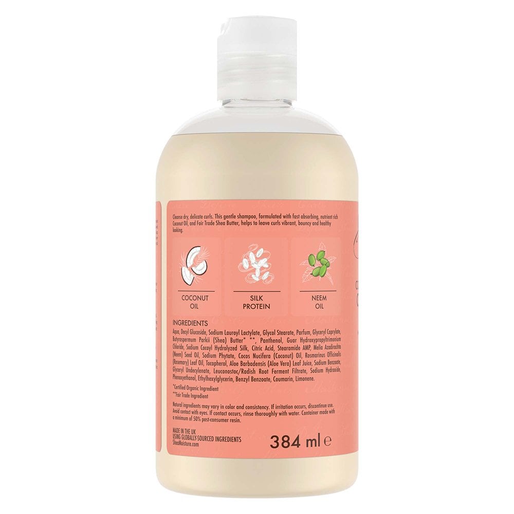 Shea Moisture Kokosnoot Hibiscus Krul Glans Shampoo 384ml 